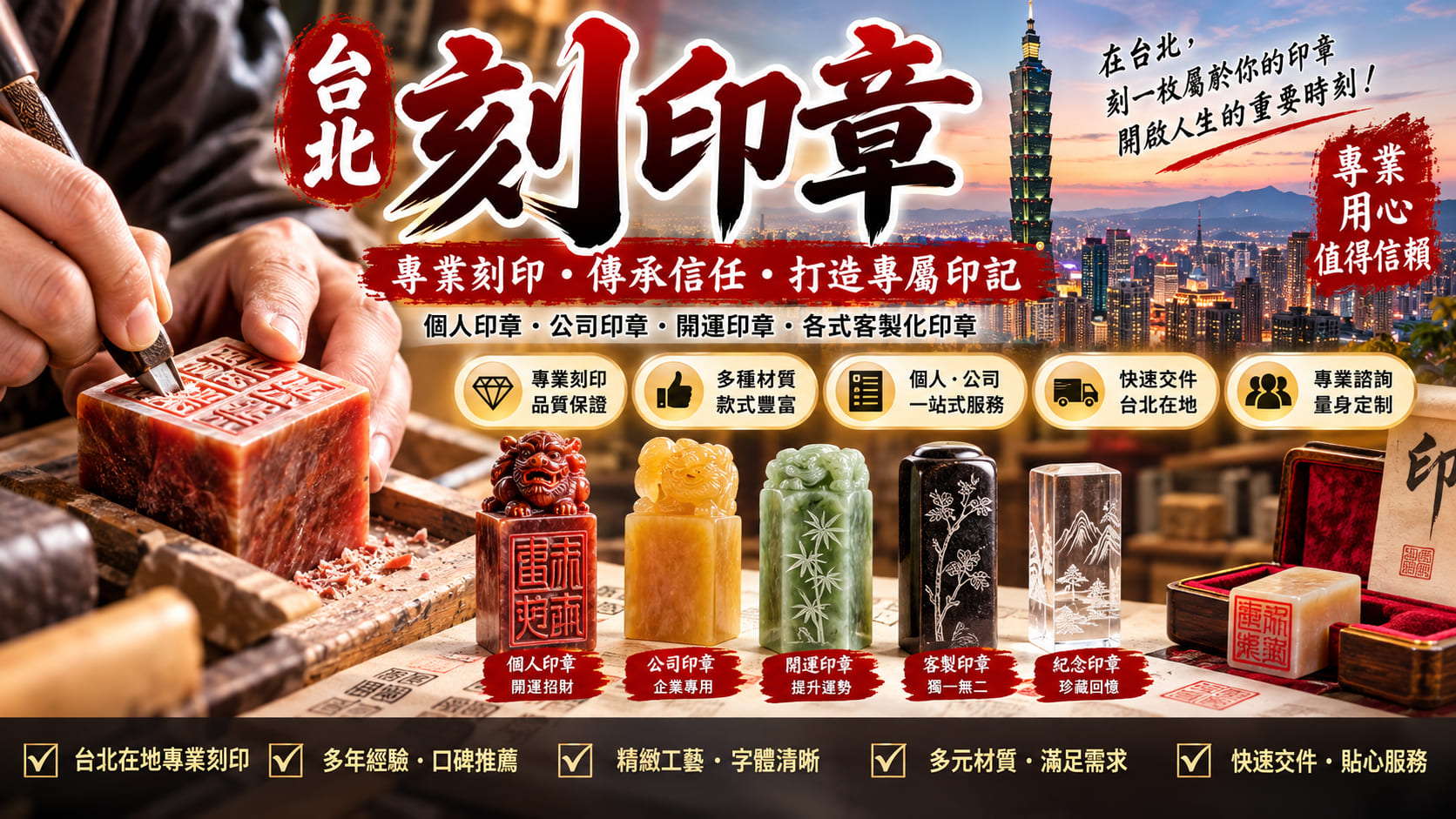 台北刻印章怎麼選？印章刻錯、尺寸不符怎麼辦？7 步驟排查與刻印注意事項