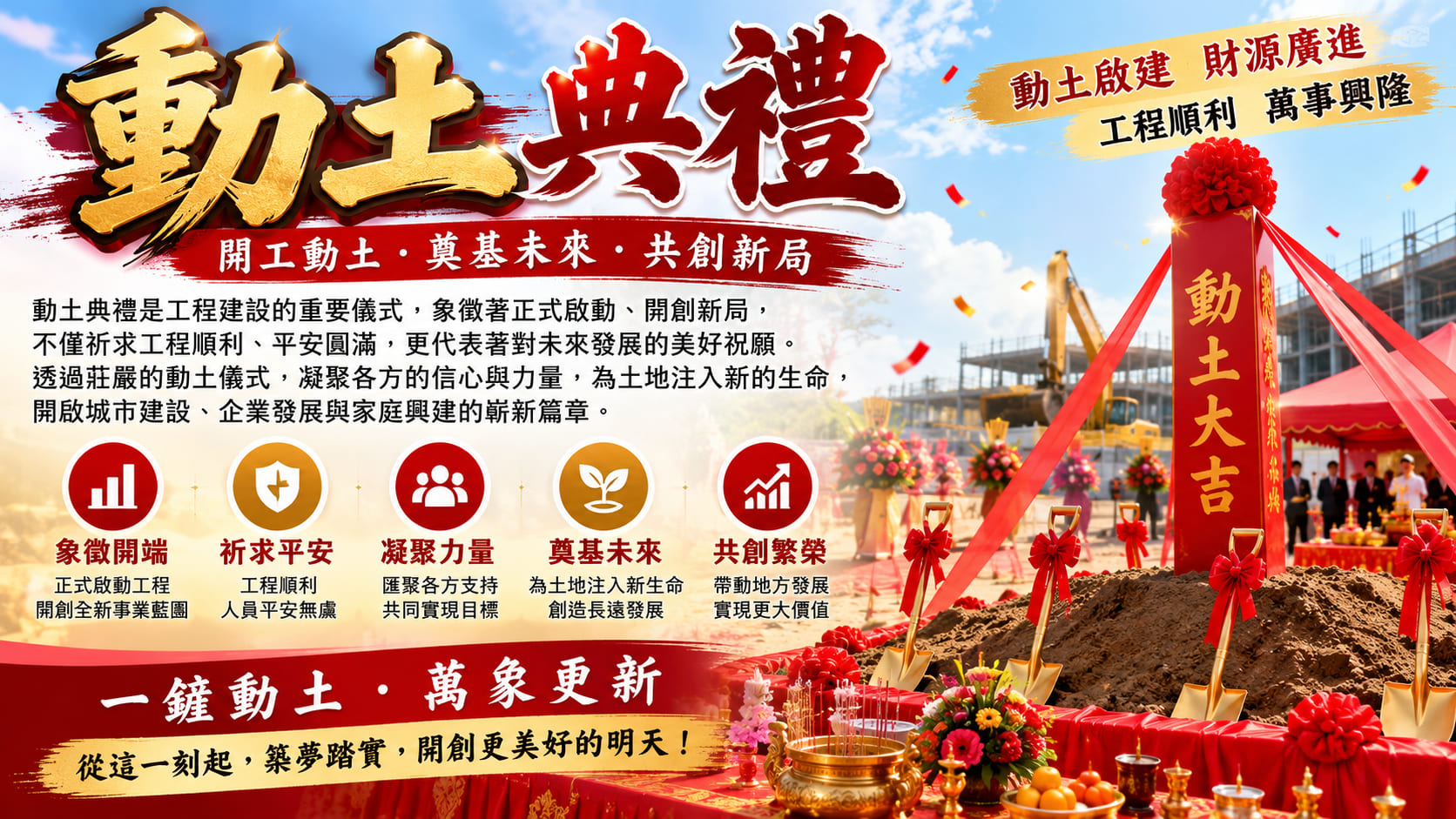 動土典禮怎麼辦？開工動土流程、儀式準備、費用與活動公司挑選重點